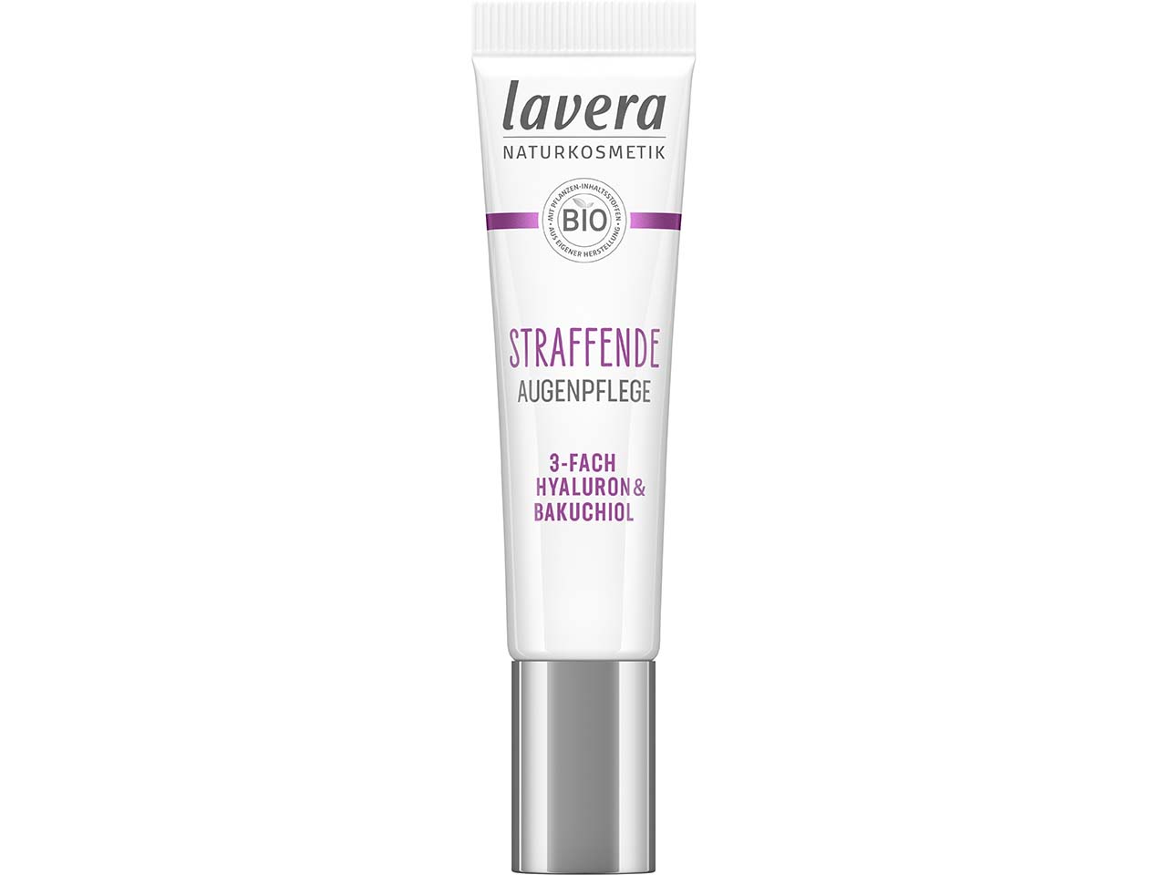 lavera Bio-Straffende-Augencreme mit 3-fach Hyaluron, 15 ml