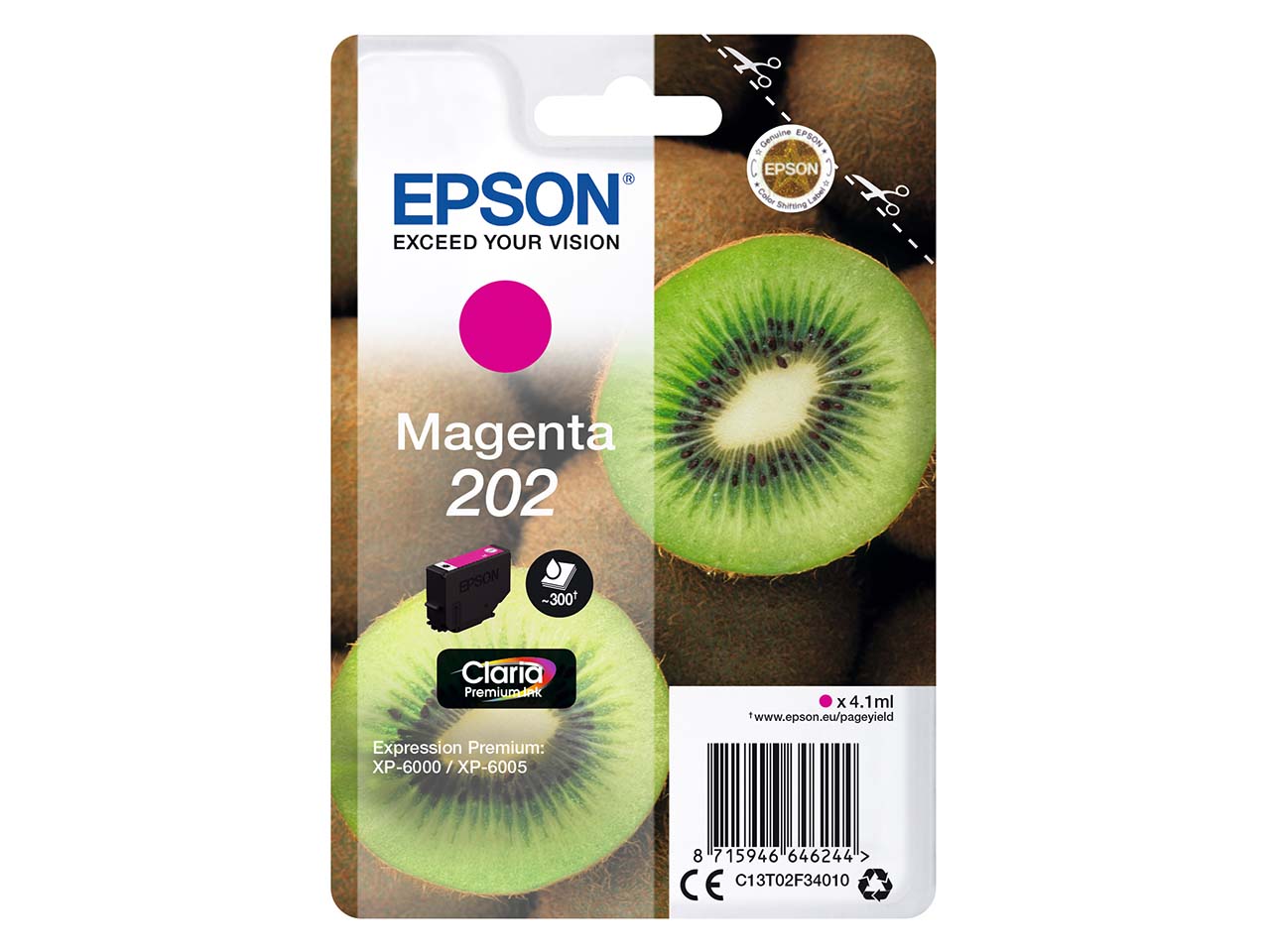 Epson Tintenpatrone 202 magenta