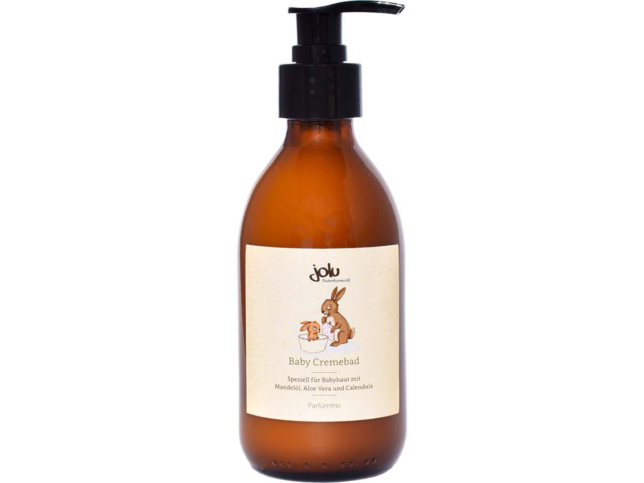 Jolu Baby-Cremebad mit Mandelöl, parfümfrei, 250 ml