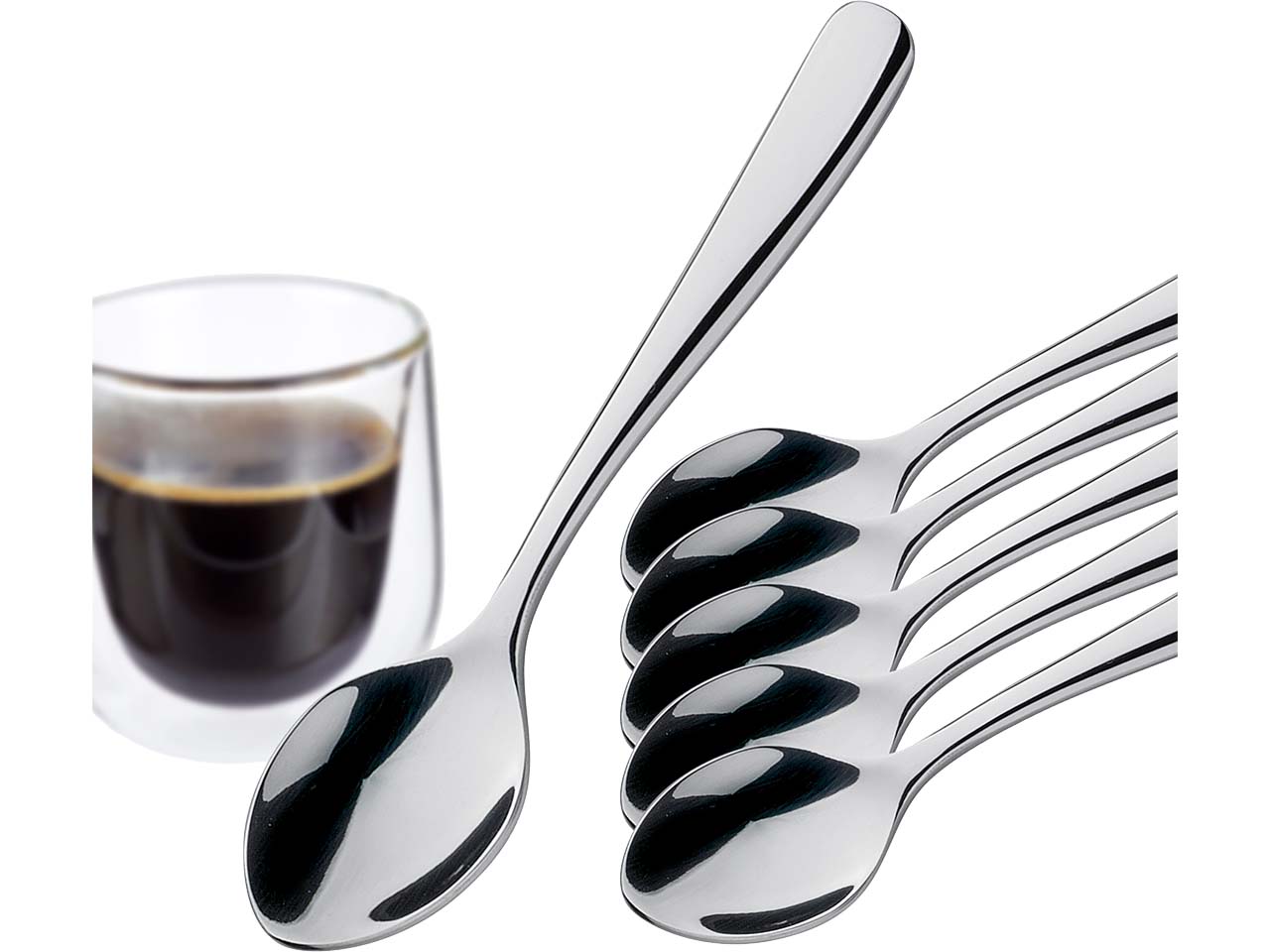 cilio Espresso-Löffel "ROMA" 6 Stk.