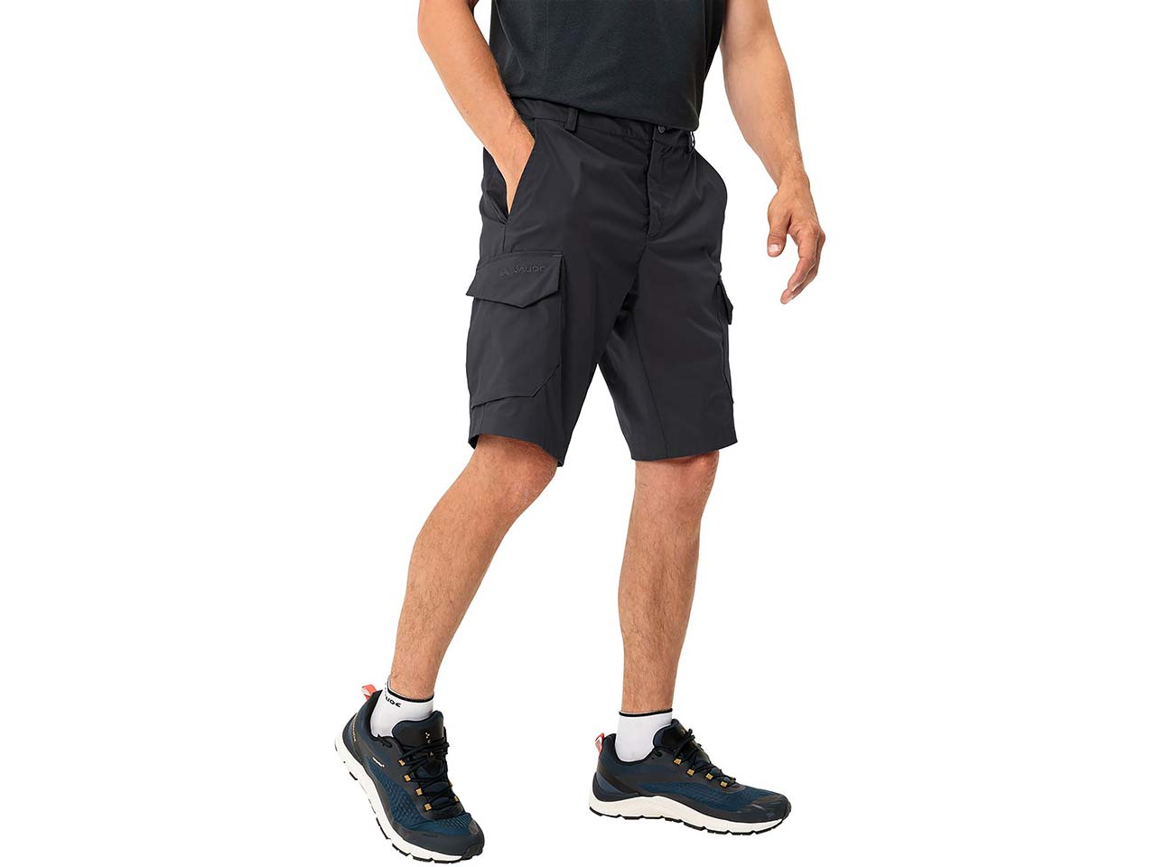 VAUDE Herren-Cargoshort 'Neyland' mit 5 Taschen, black, Gr. 48