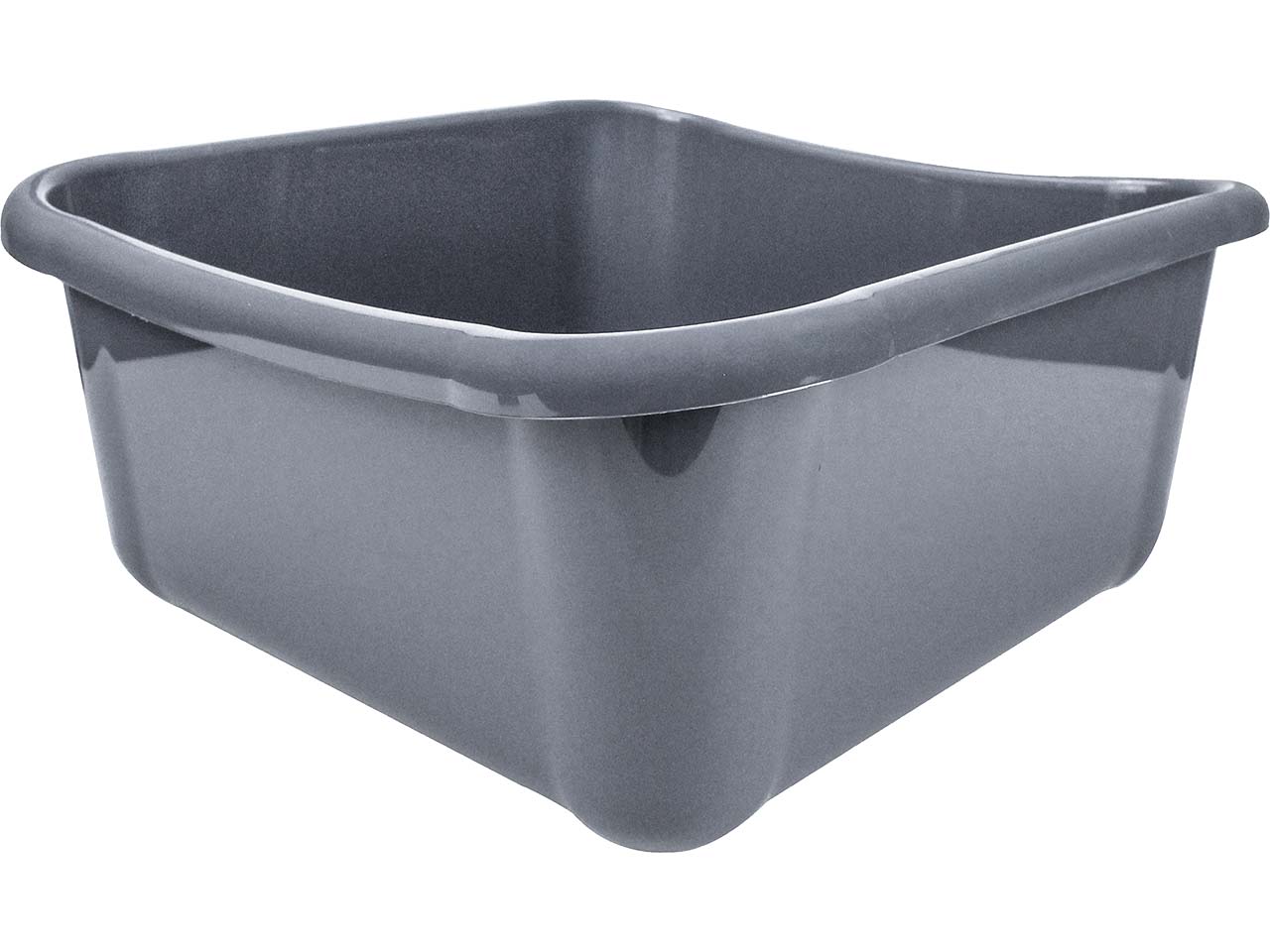 Universalschüssel "BASEL", quadratisch, dunkelgrau, 12 l
