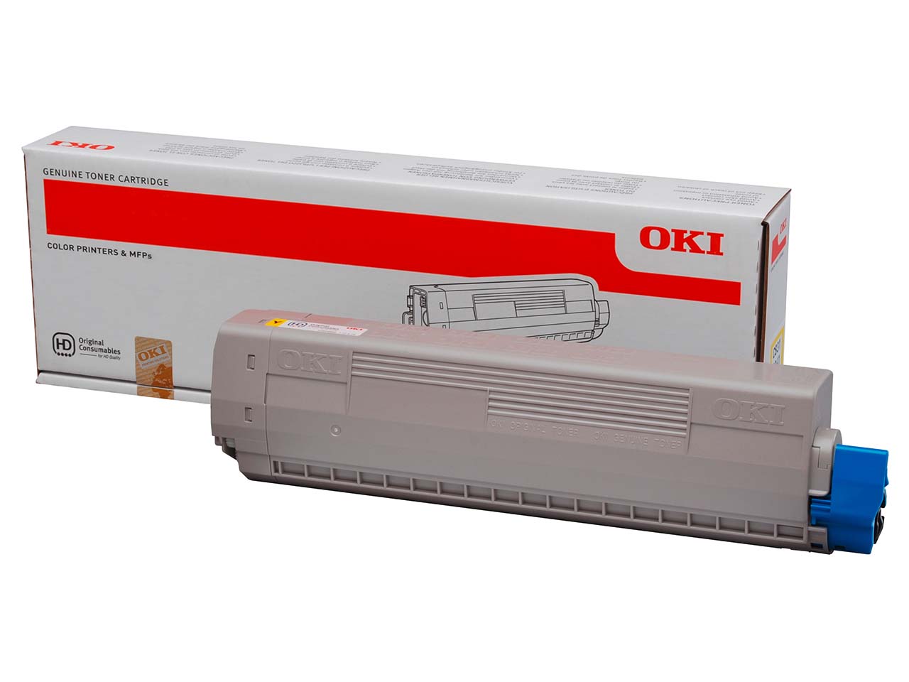 Oki Toner 44844505 gelb