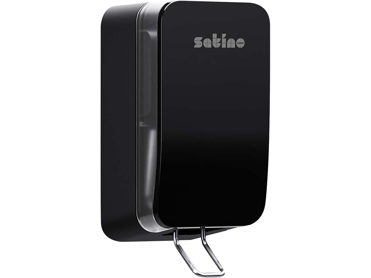 Satino Seifen-/Reinigungsspender Clean&Care "HYGINITY" manuell, schwarz