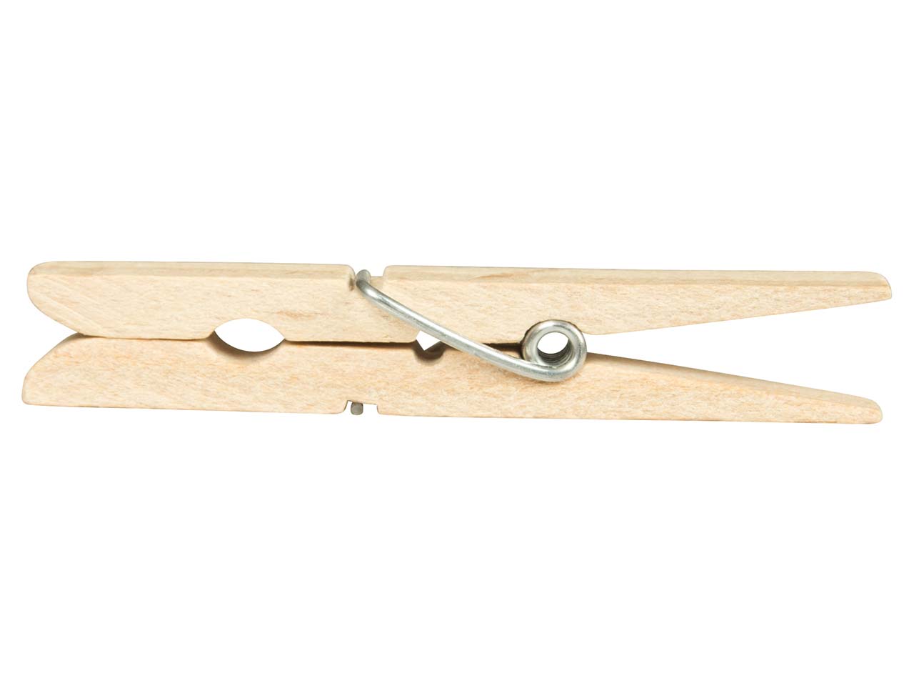 50 Stk. Wäscheklammer aus Buchenholz 72 mm