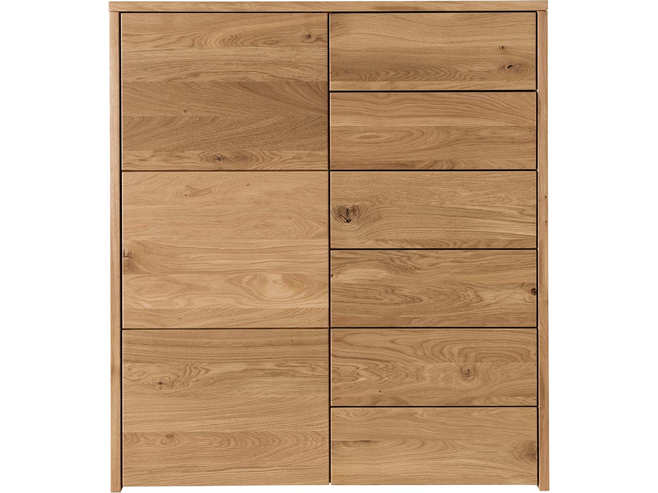 Forestales Kommode "Bakersfield VI" 1 Tür, 6 Schubladen, Eiche