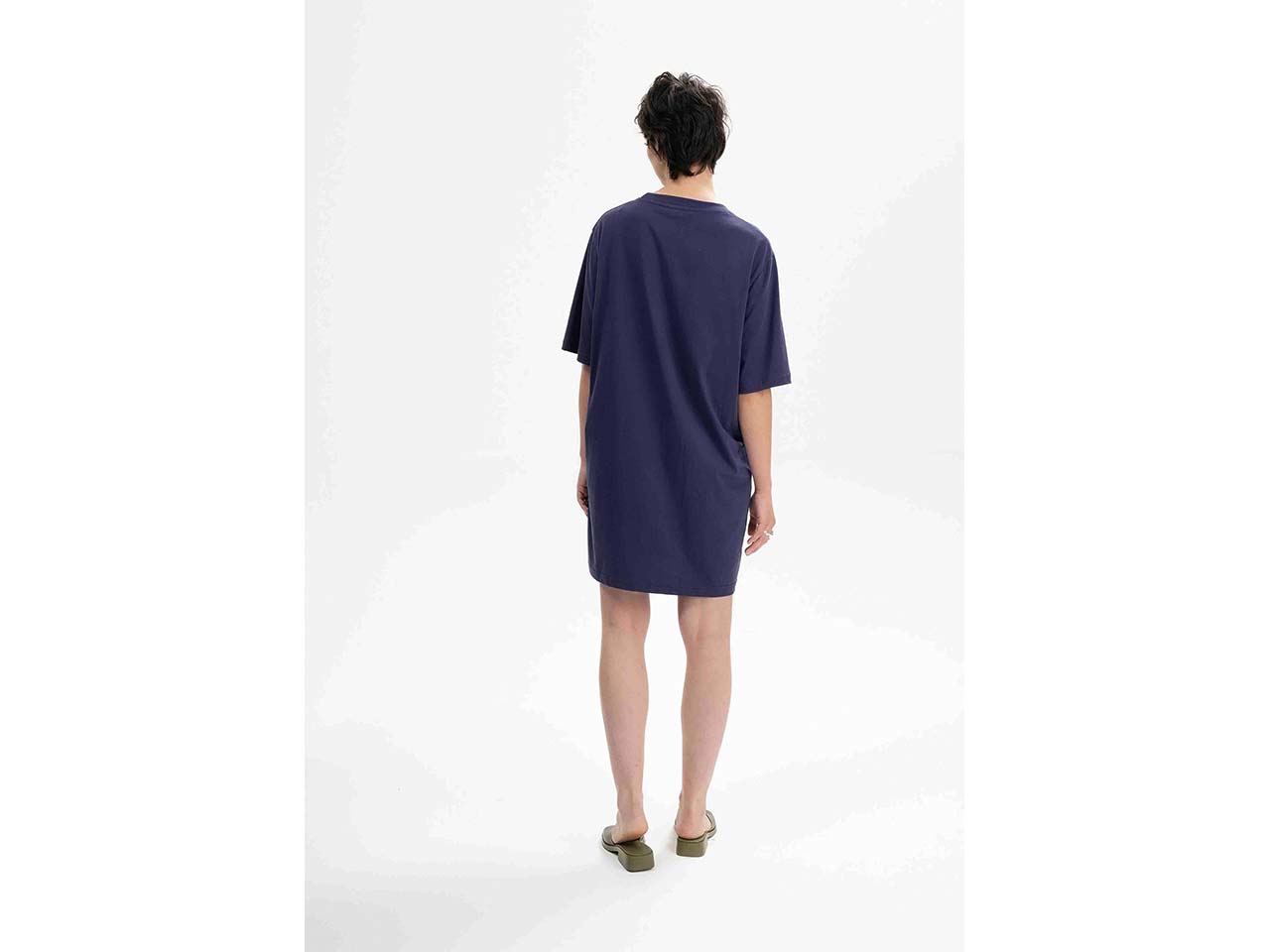 MELA Bio-Damen-Mini-T-Shirt-Kleid "BAASU" oversized, summer night, Gr. L