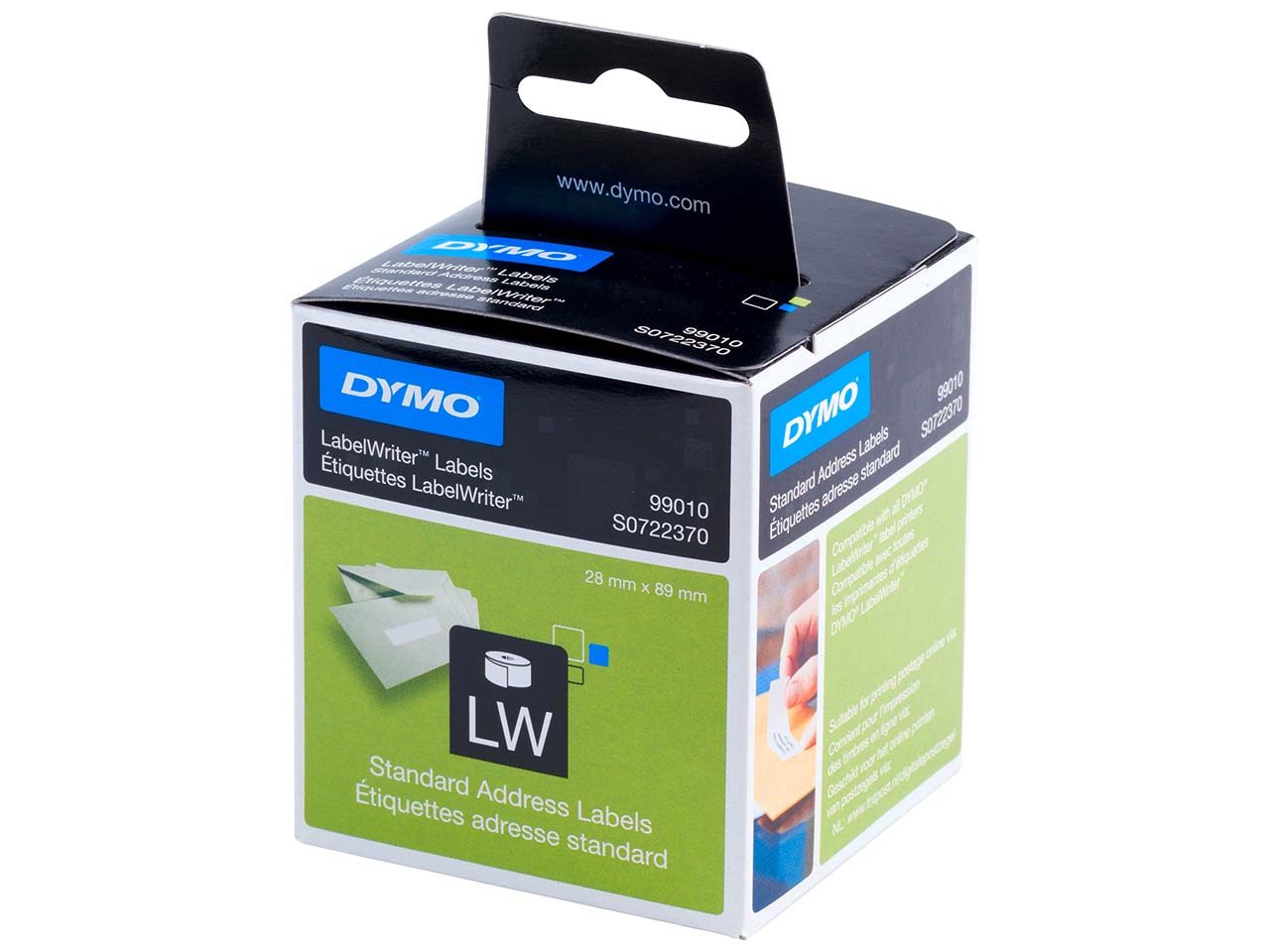 Thermo-Etiketten 28x89 Adress-Etikett (Inhalt 2 Rollen à 130 Etiketten)