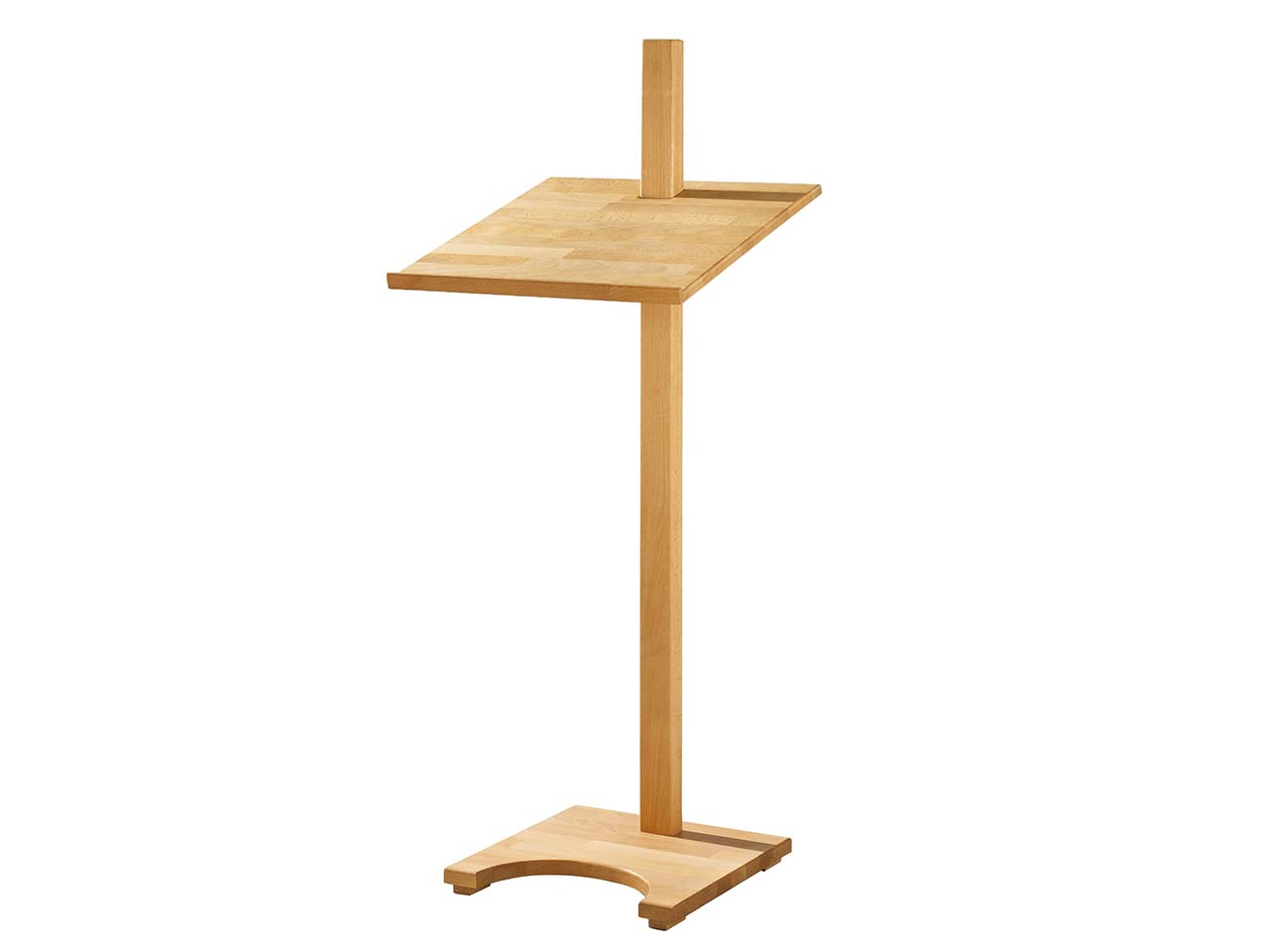 Höhenverstellbares Pult "sway" aus massiver Buche B 50 x T 50 x 131 cm