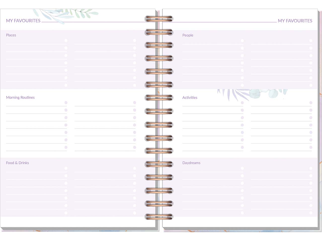 Häfft Schülerkalender "Fancy" Aug 25/Sept 26, DIN A5, bleu & rosé