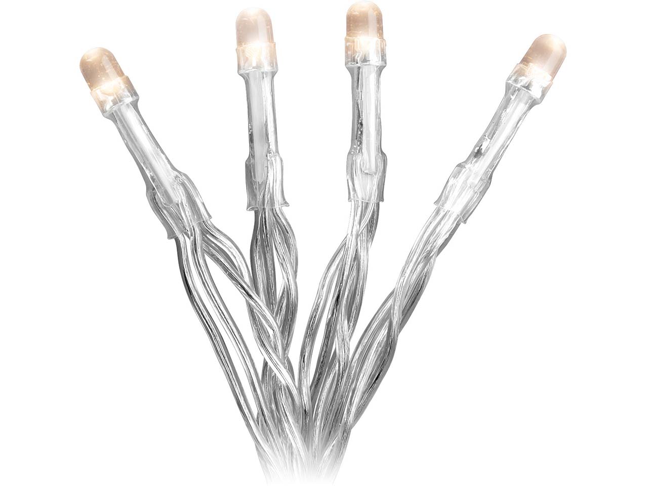 Konstsmide LED-Lichterkette, mit Schalter, 6h Timer, 30 Dioden warmweiß