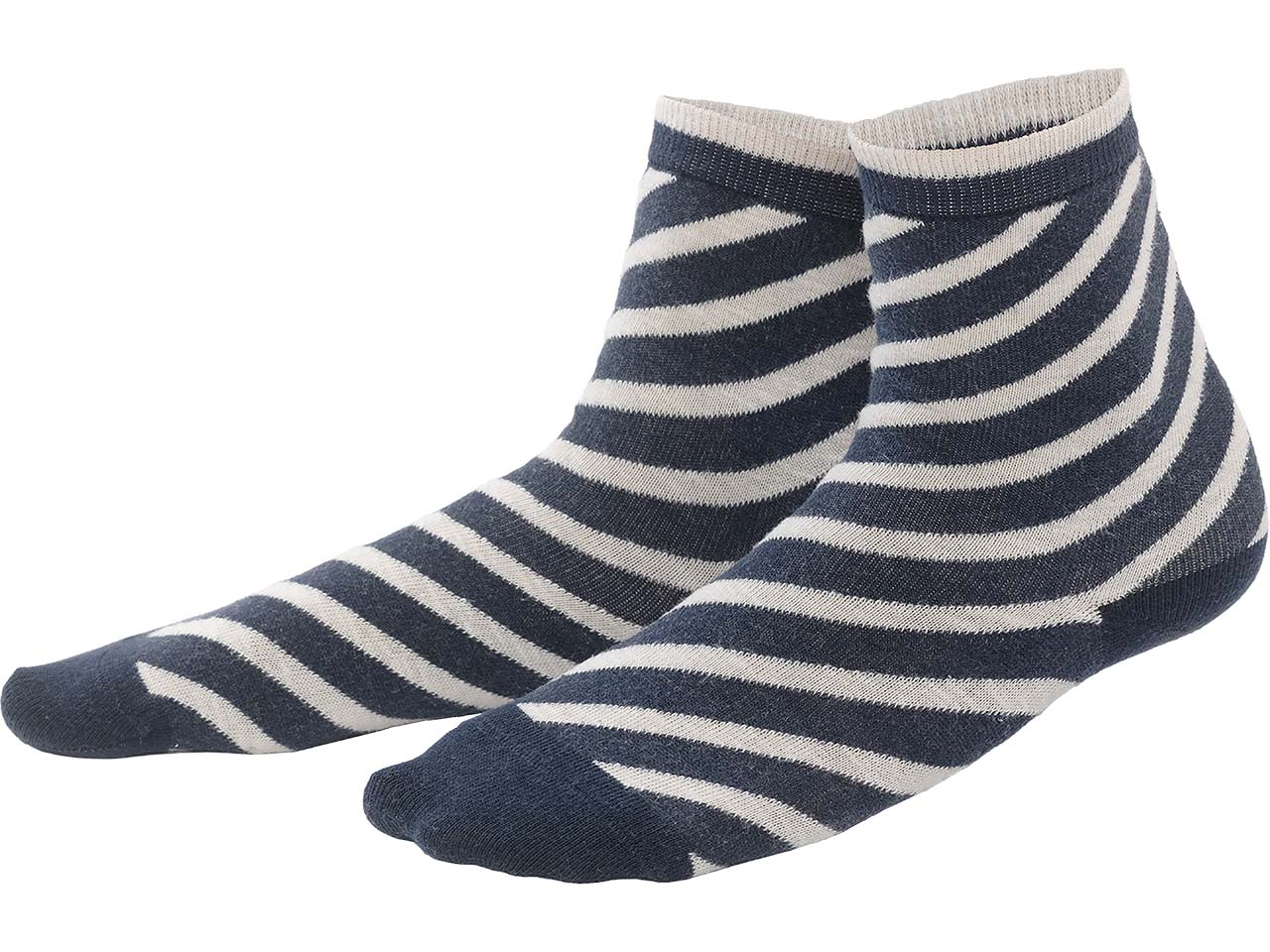 Living Crafts Bio-Socken "TALETTA" mit Streifenprint, stripe/memory, Gr. 39/42