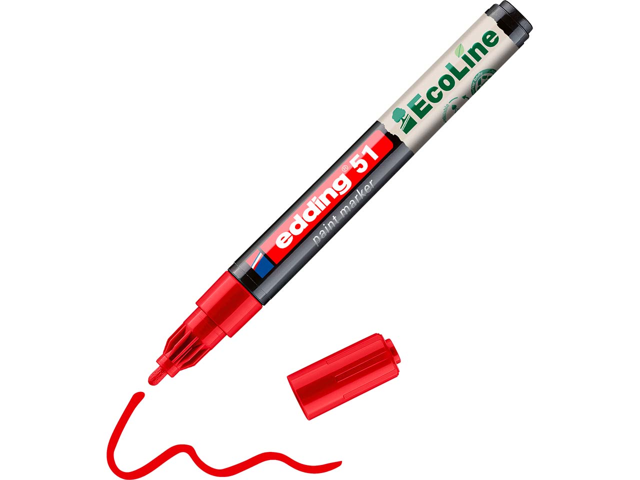 edding Lackmarker "51 EcoLine" wasserbasiert, rot