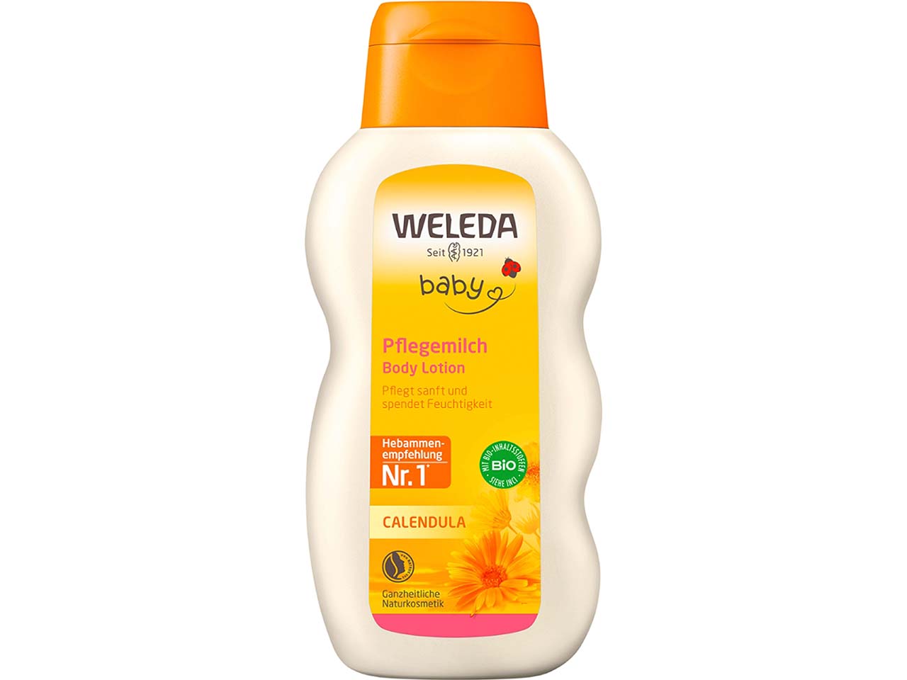 WELEDA Bio-Baby-Pflegemilch mit Calendula, 200 ml