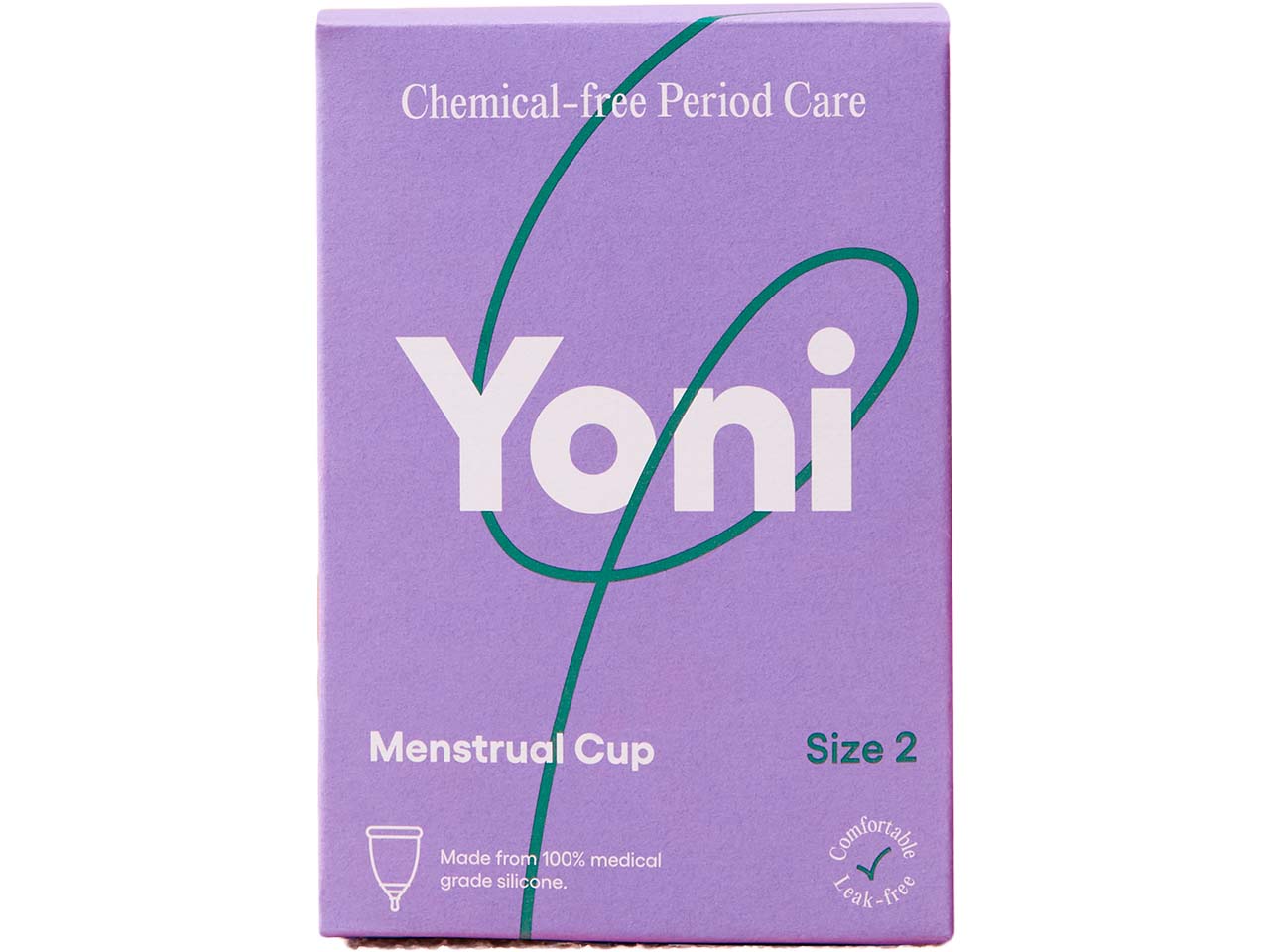 Yoni Menstruationstasse Gr. 2 aus medizinischem Silikon
