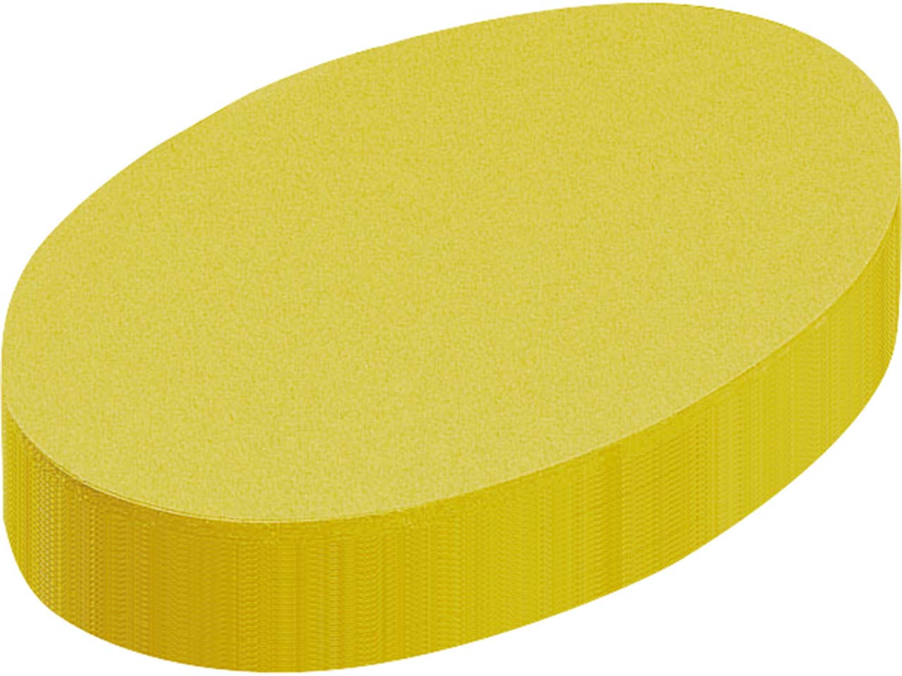 250 Blatt Moderationspapier Ovale 11x19cm gelb