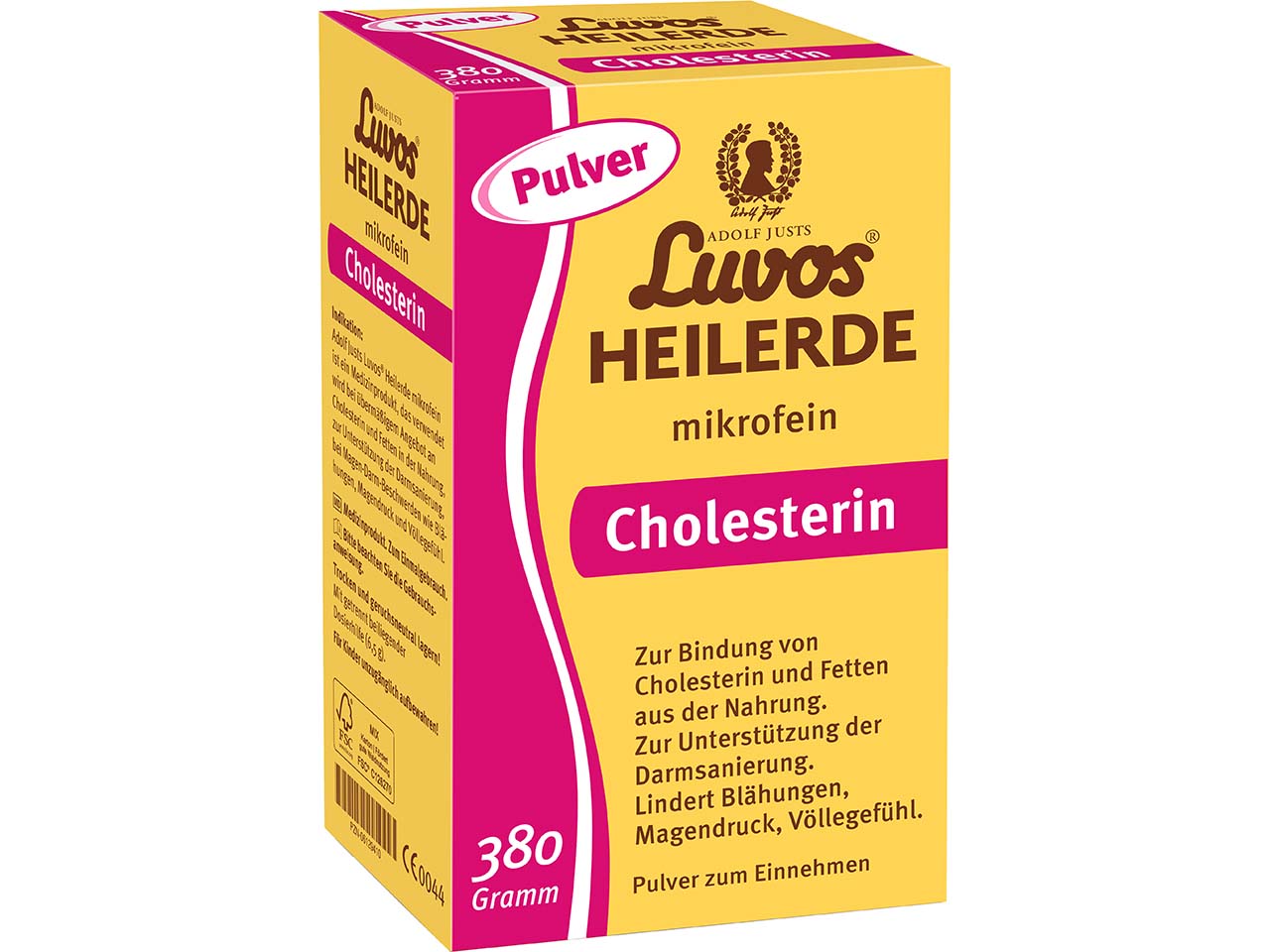 Luvos Heilerde-Cholesterin-Pulver, mikrofein, 380 g