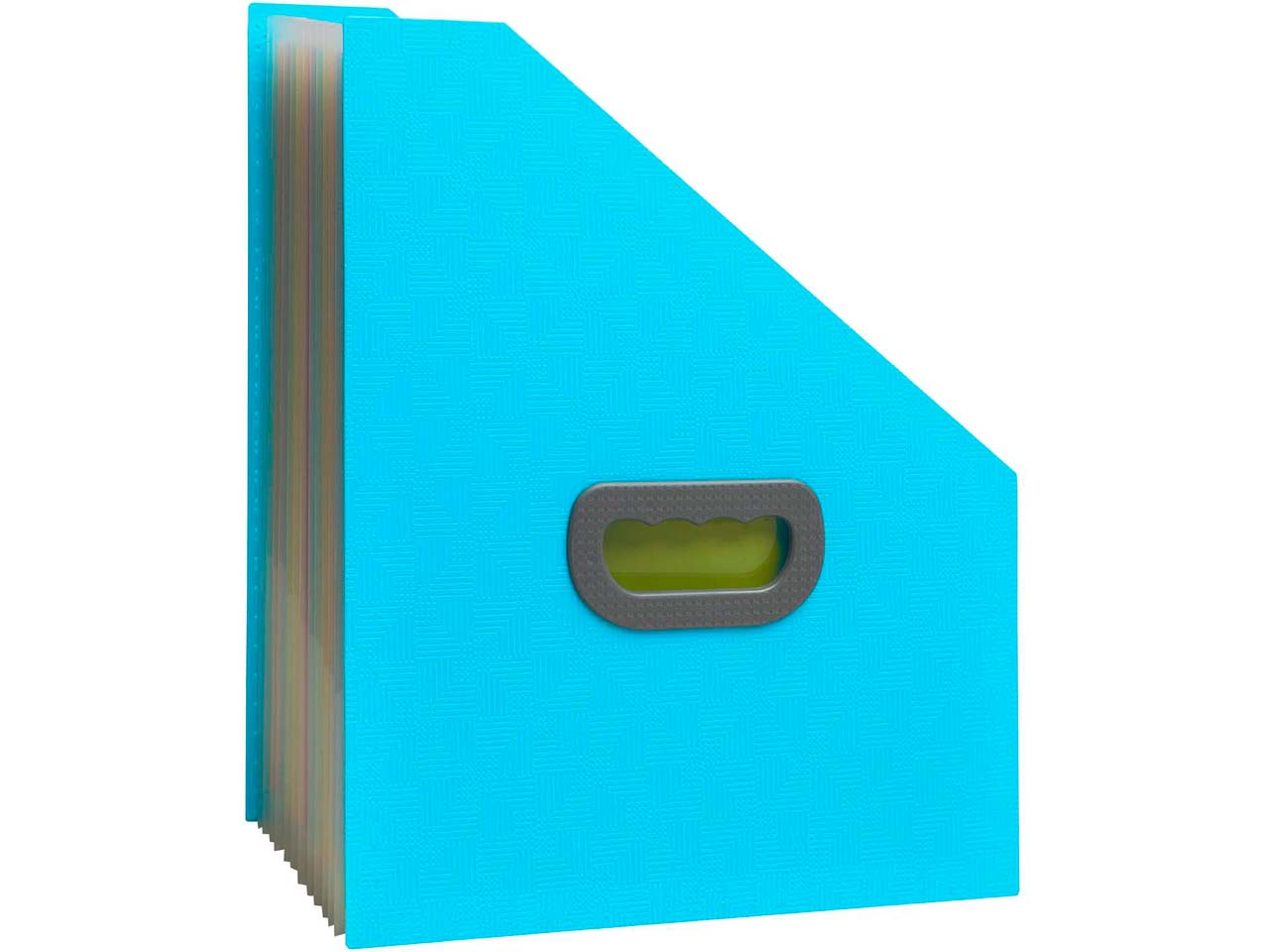 Exacompta Fächermappe "Pop'N Co" 12 Fächer, Recycling-PP, DIN A4, cyan
