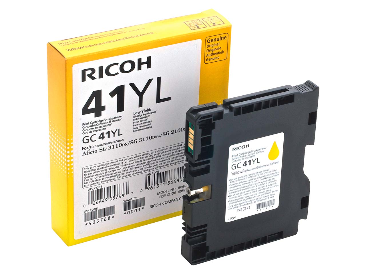 Ricoh Gel-Patrone 405768 gelb