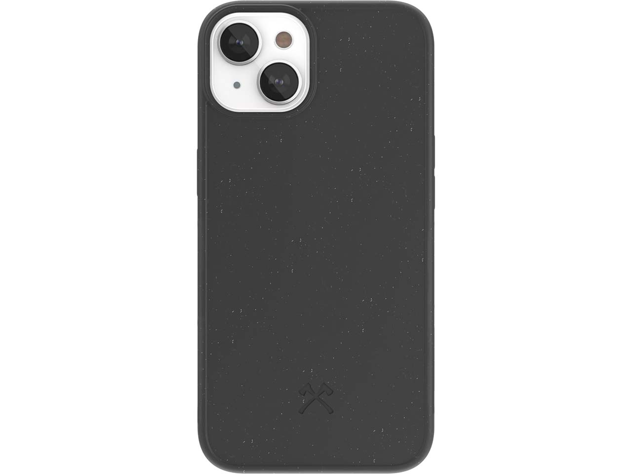 Woodcessories Smartphonehülle aus antibakt. Biokunststoff für iPhone 13/14, schwarz