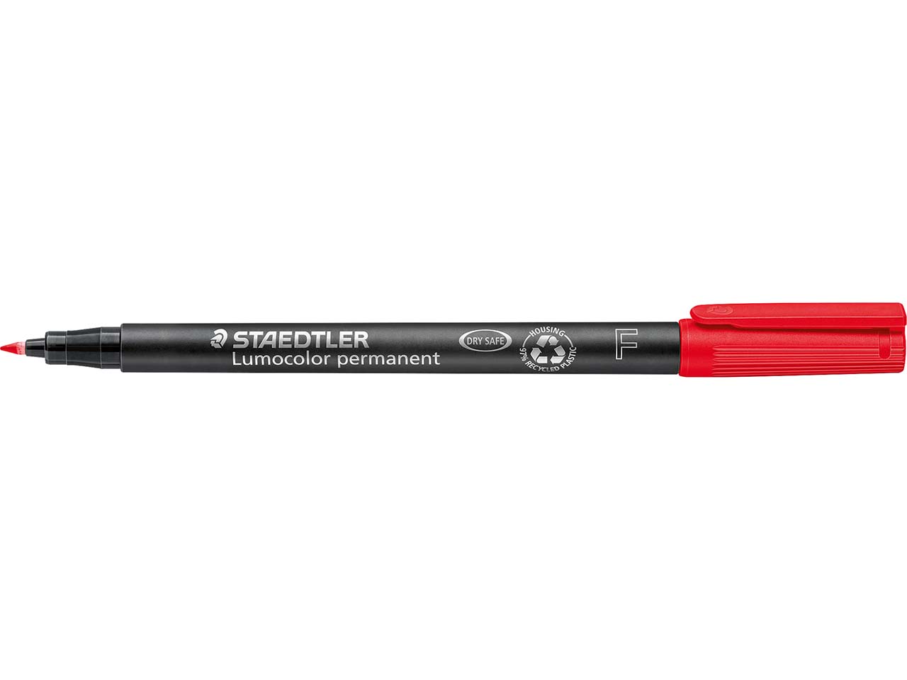 STAEDTLER Universalstift 'Lumocolor 318' fein rot permanent