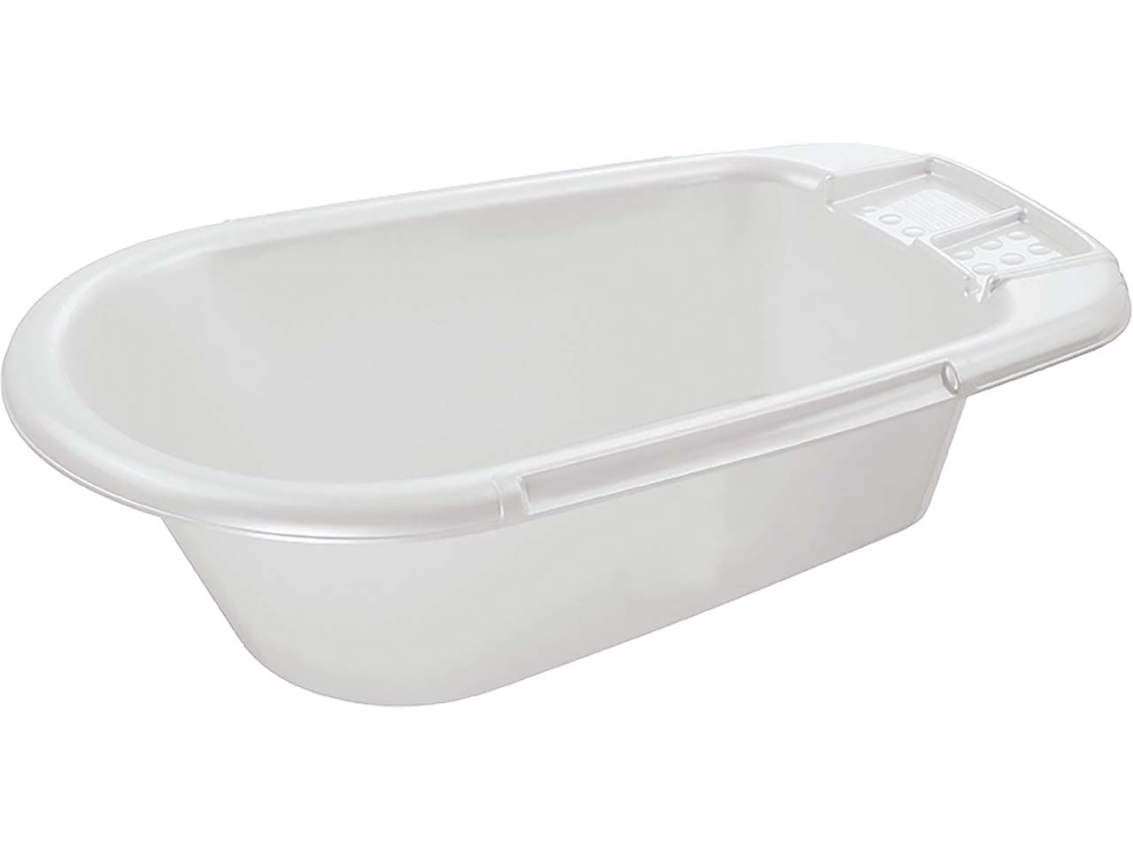 rotho Badewanne "AVA" aus Recyclingkunststoff, mistletoe white