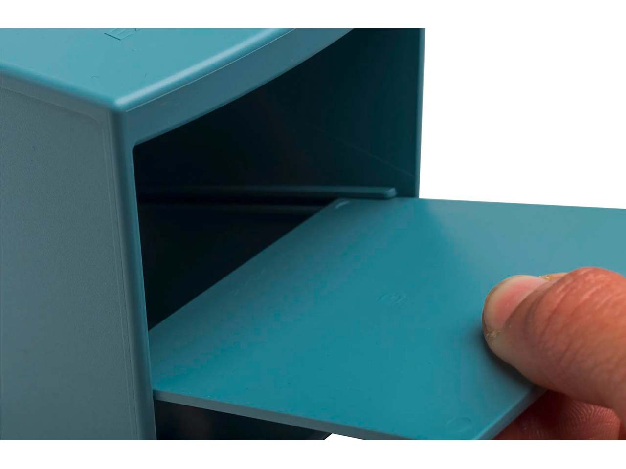 Exacompta Ordnungshelfer "Multitower AutentiK" 4 Fächer, 230 x 80 x 110 mm, blau-grau Exacompta Ordnungshelfer "Multitower AutentiK" 4 Fächer, 230 x 80 x 110 mm, blau-grau