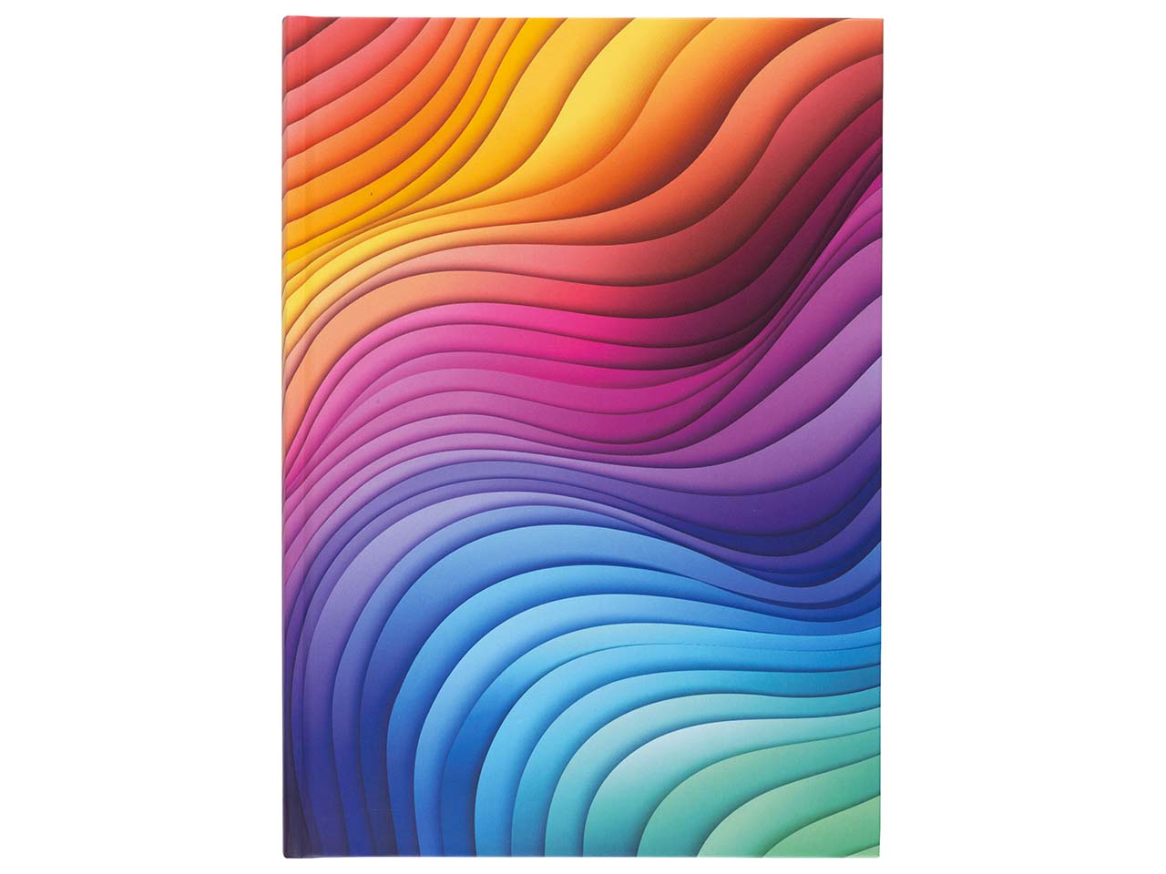 Notizbuch "Colour Waves" DIN A5 liniert, 72 Blatt