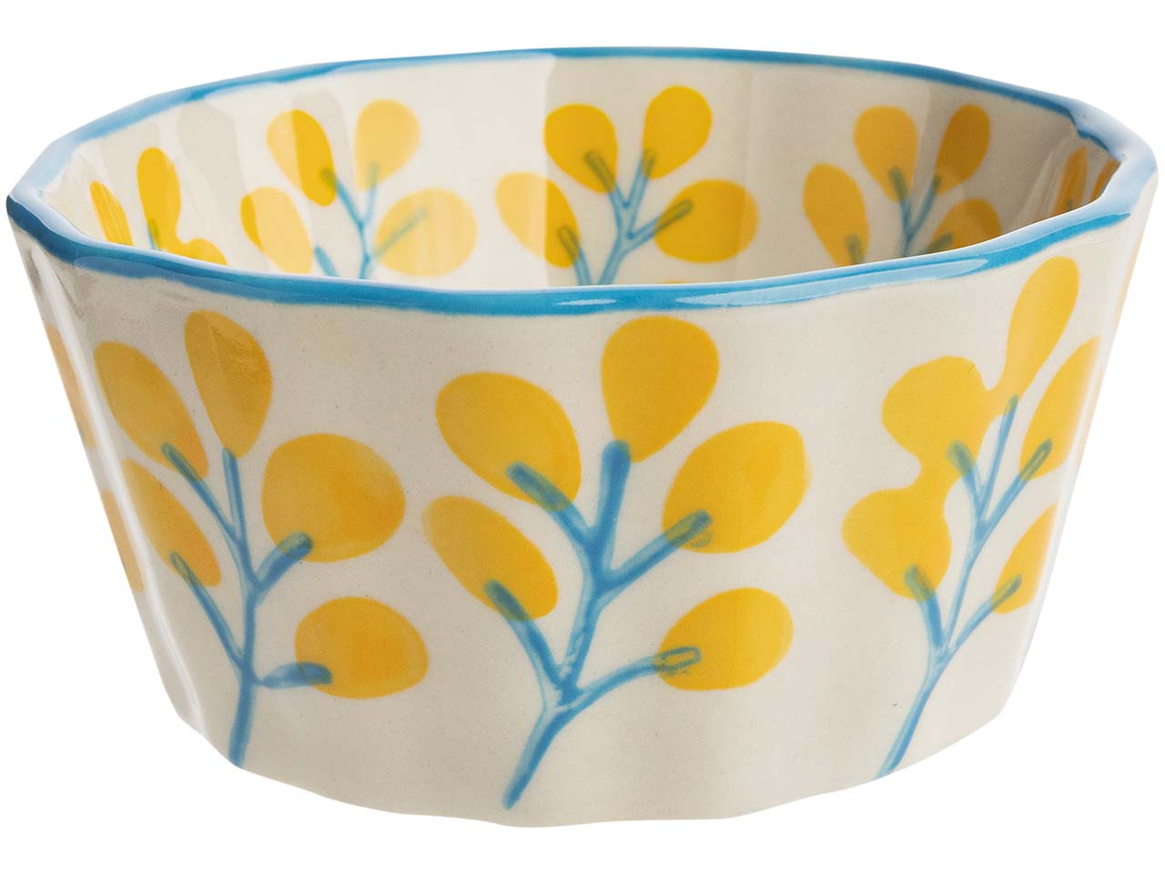 tranquillo Muffinform "FLORAL" blau