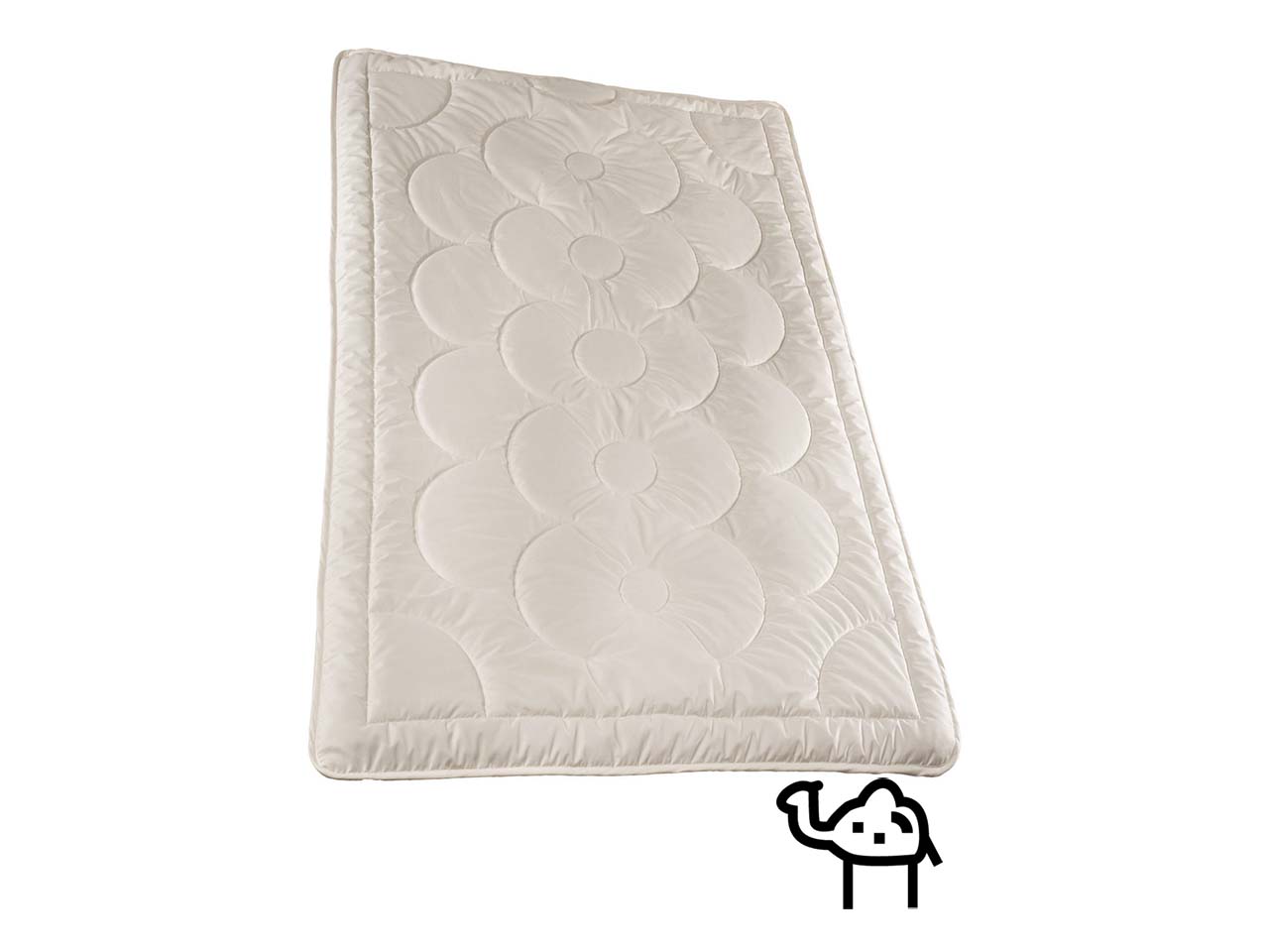 Prolana Sommersteppdecke SIBARI 155x220 cm 650g Kamelhaar