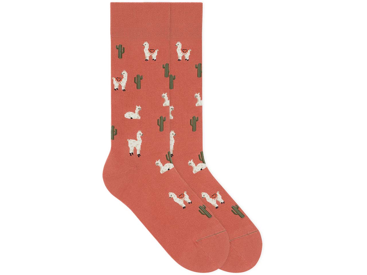 von Jungfeld Bio-Socken "Lama", rostrot, Gr. 43/46