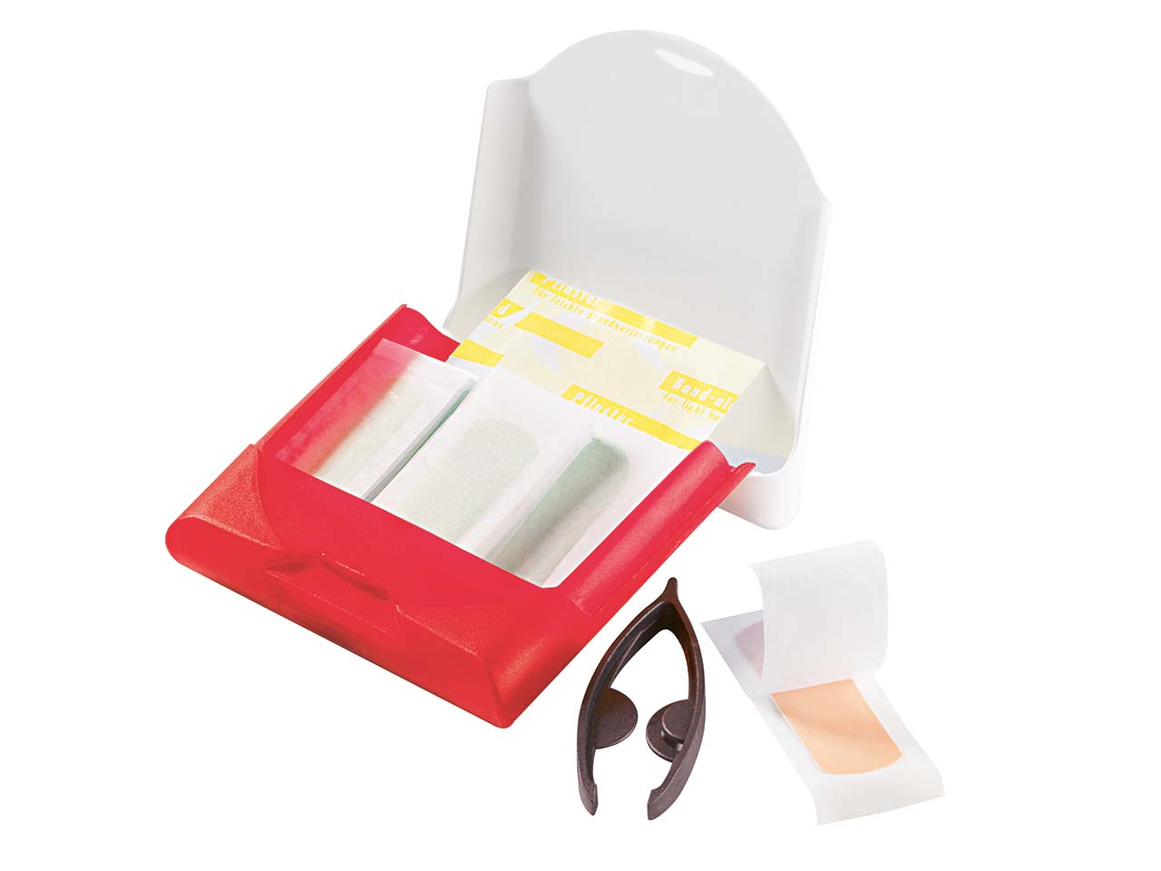 Pflasterset 'VitaBox FirstAid' rot