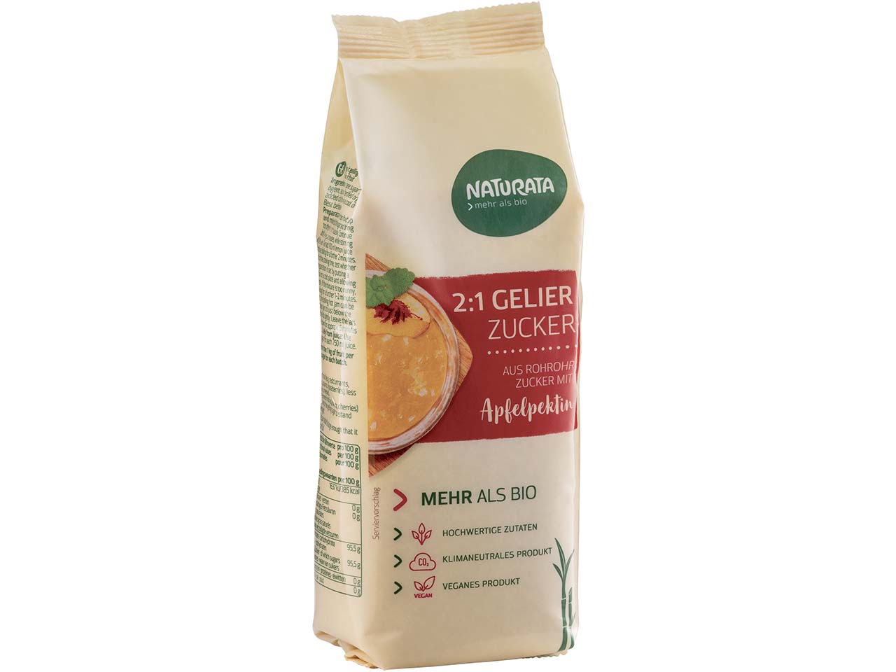 NATURATA Bio-Gelierzucker 2:1, 500 g