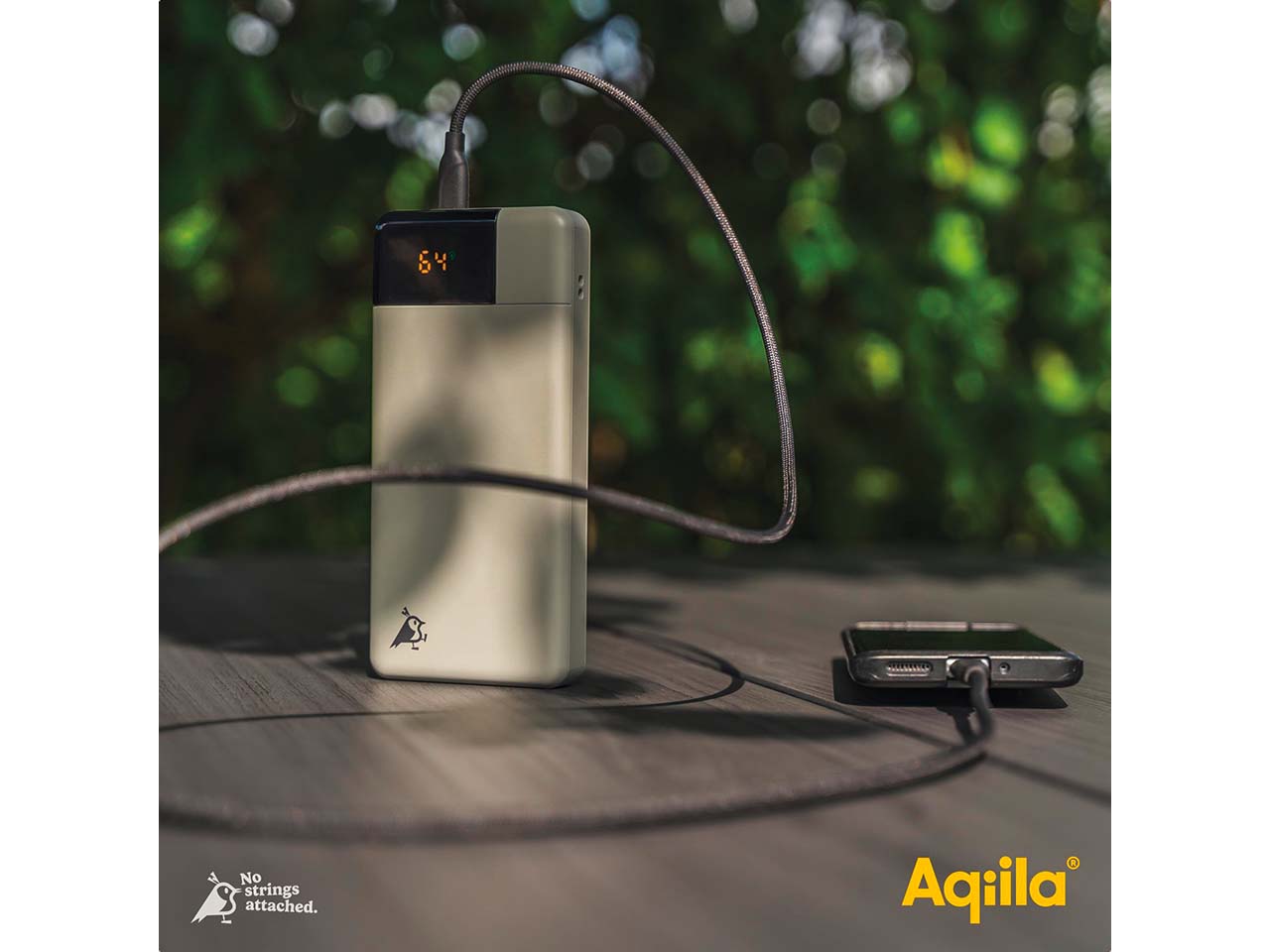 Aqiila Powerbank "Powerbird B20" 20.000 mAh, moosgrün