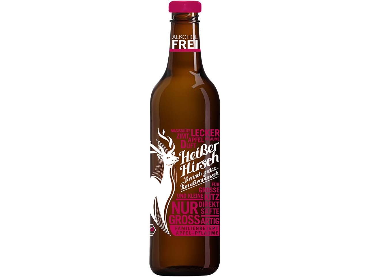 Heißer Hirsch Punsch Apfel-Pflaume, 750 ml