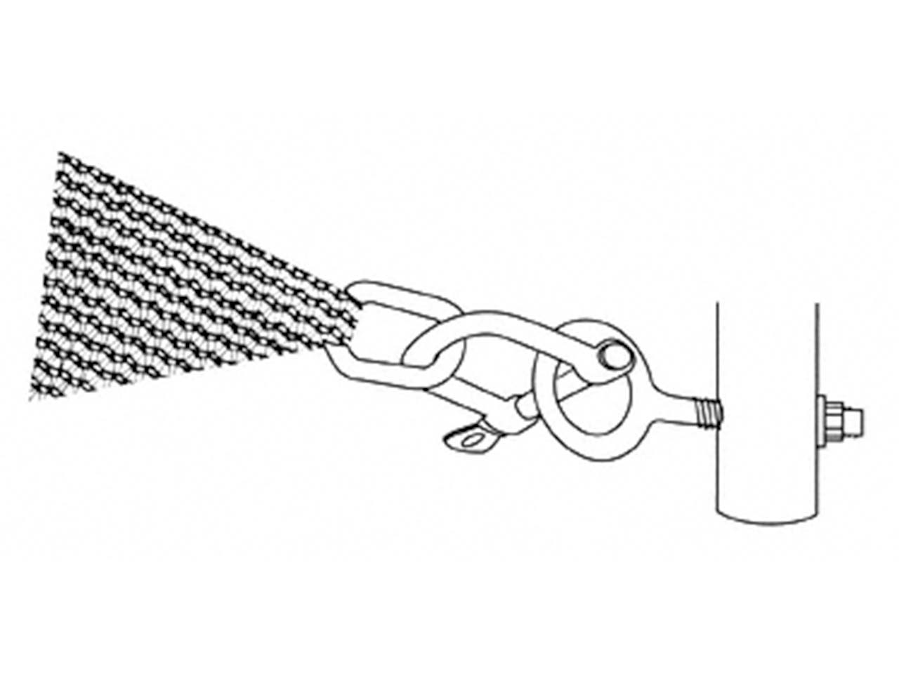 Schäkel für doppler Sonnensegel