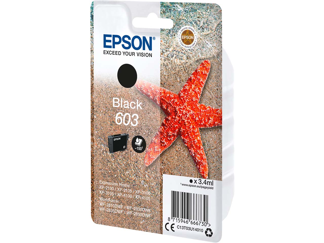 Epson Tintenpatrone 603 schwarz