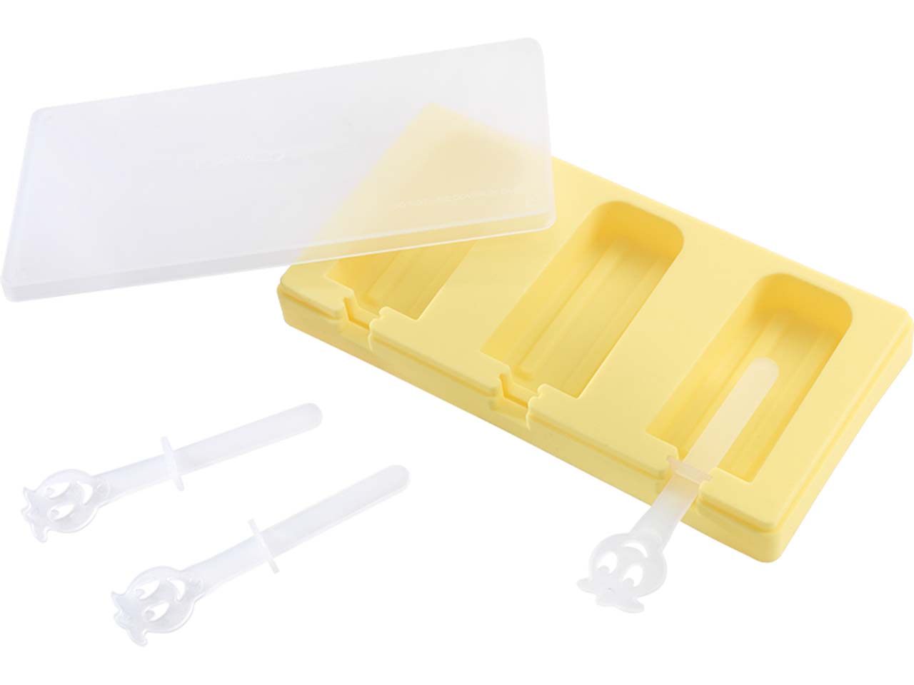 Metaltex Eislollyformer "Fun Kitchen" für 3 Stück mit Deckel