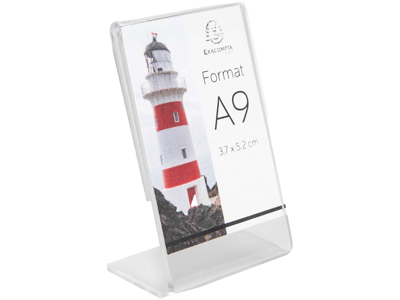 10er-Pack Exacompta Tischaufsteller "Exacryl" aus PMMA, DIN A9, Hochformat