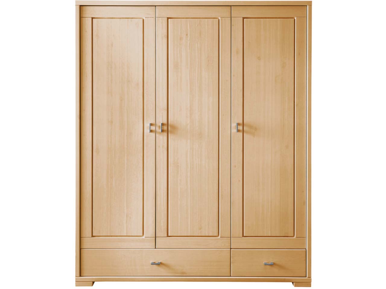 Kleiderschrank "VITA" 3-türig, B147xT52xH178 cm, Kiefer geb./geölt