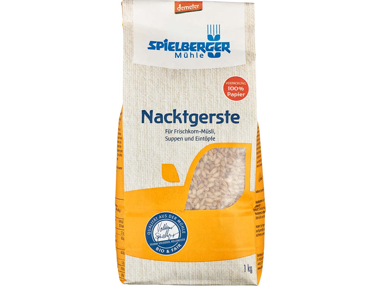 Spielberger Mühle Bio-Nacktgerste, 1 kg