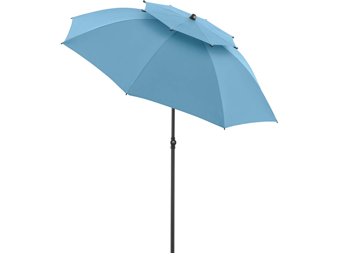 doppler Sonnenschirm "GS WINDPROFI NEO" mit Tragetasche Ø 200 cm, blau