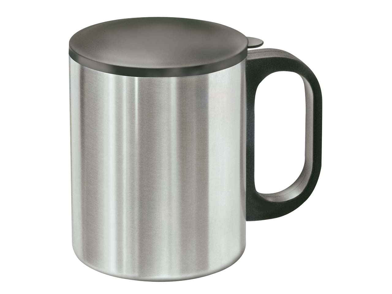 Thermo-Edelstahlbecher mit Deckel 0,28 l