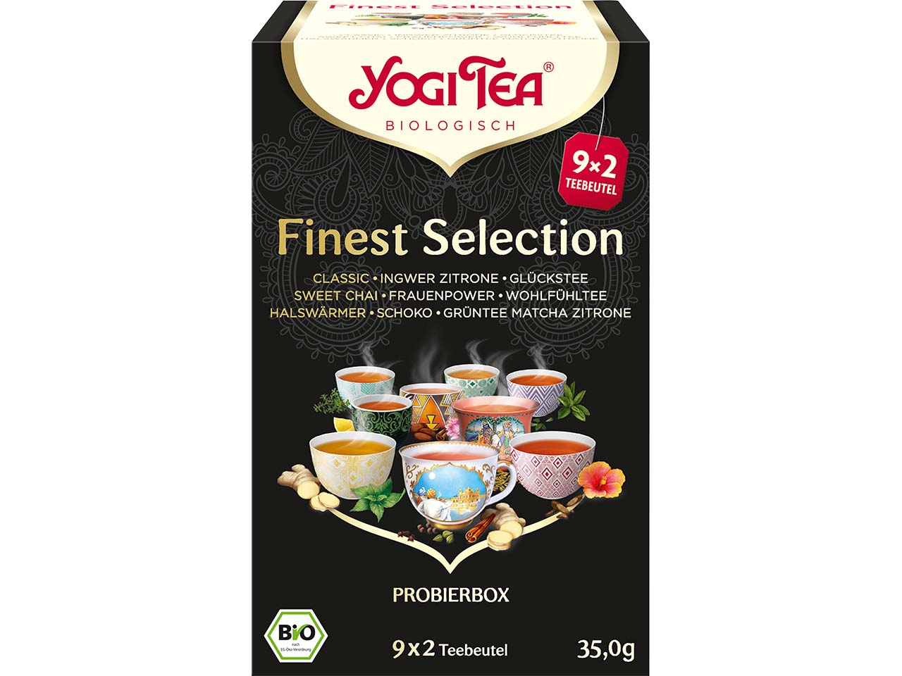 YOGI TEA Bio-Tee "Finest Selection", Probierbox, 35 g