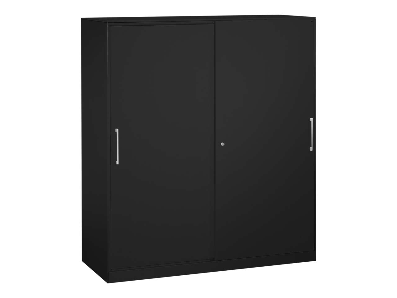 Schiebetürenschrank "CONTACT", Höhe 163,5 cm  (BxT) 120 x 43,5, schwarz