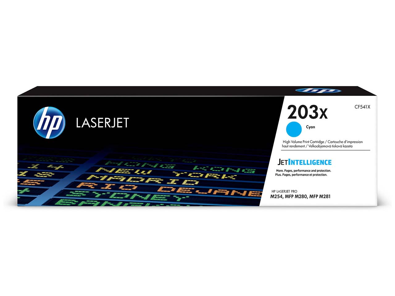 hp Toner CF541X, Nr. 203X cyan