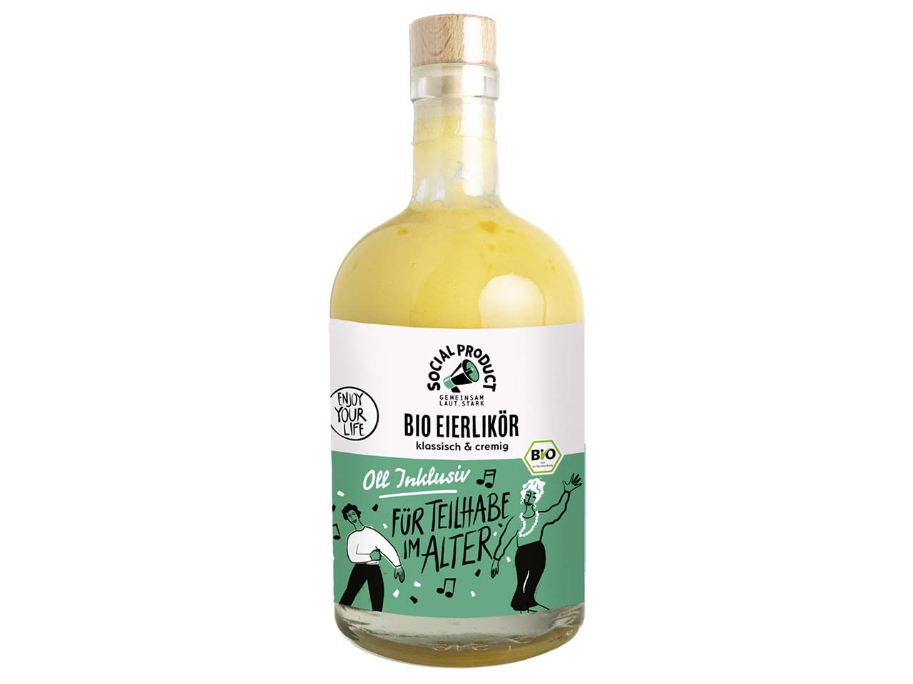 social product Bio-Eierlikör x OLL INKLUSIV, 500 ml
