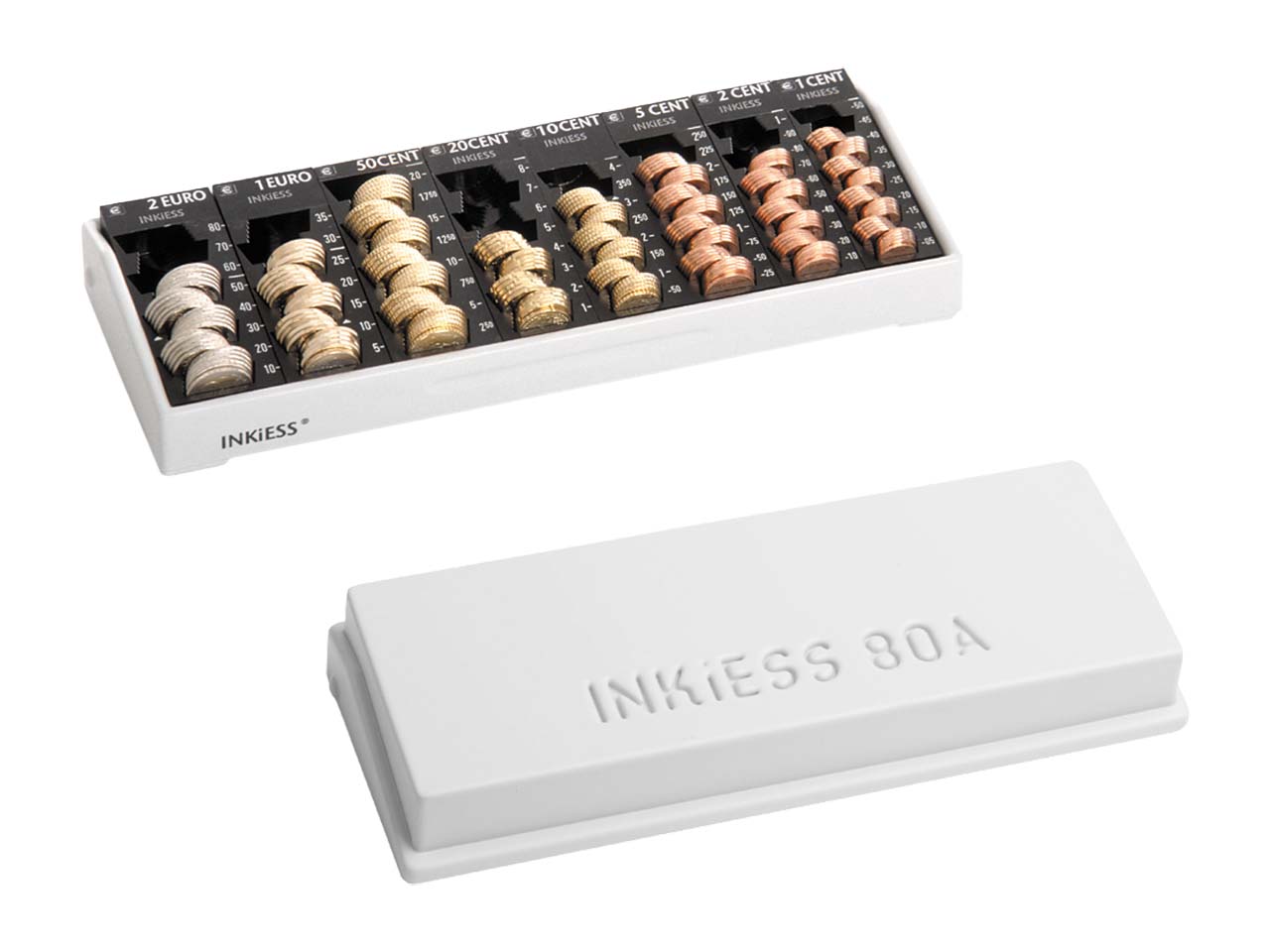 INKIESS Geldzählkasse "Minikord 80-A" mit Stülpdeckel