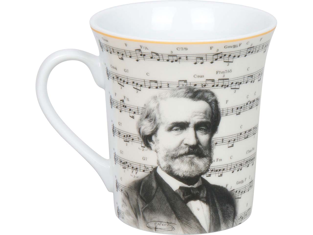 Könitz Tasse Komponisten "Verdi"