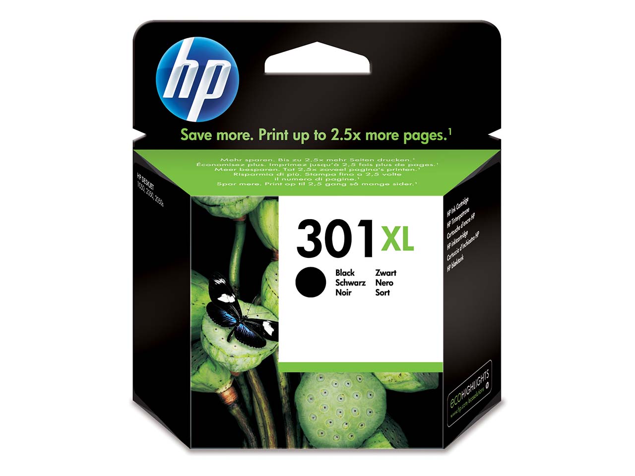 hp Druckkopf CH563EE, Nr. 301 XL schwarz